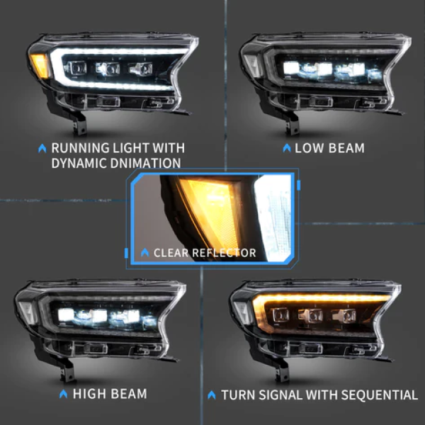 VLAND - Ford Ranger T6 2015-2021 Matrix Projektor